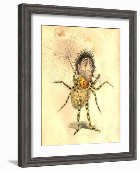 Spider 1873 'Missing Links' Parade Costume Design-Charles Briton-Framed Giclee Print