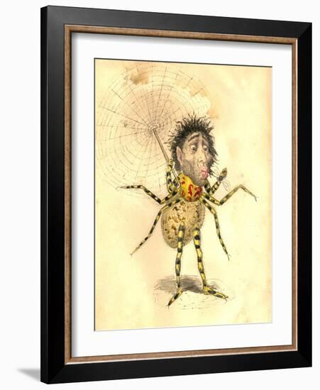 Spider 1873 'Missing Links' Parade Costume Design-Charles Briton-Framed Giclee Print