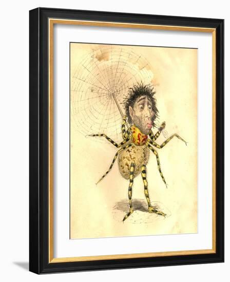 Spider 1873 'Missing Links' Parade Costume Design-Charles Briton-Framed Giclee Print