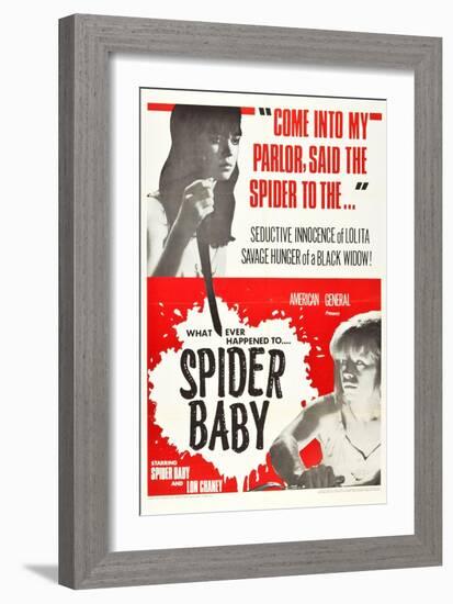 Spider Baby, Jill Banner, Beverly Washburn-null-Framed Premium Giclee Print