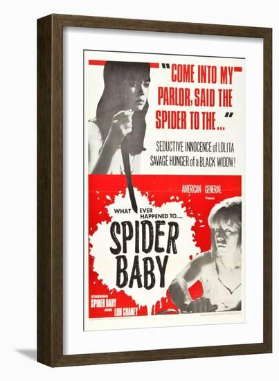 Spider Baby, Jill Banner, Beverly Washburn-null-Framed Art Print