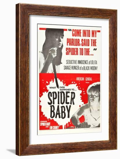 Spider Baby, Jill Banner, Beverly Washburn-null-Framed Art Print