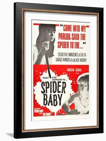 Spider Baby, Jill Banner, Beverly Washburn-null-Framed Art Print