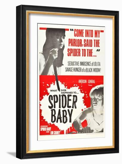 Spider Baby, Jill Banner, Beverly Washburn-null-Framed Art Print