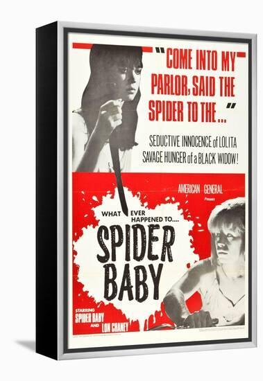 Spider Baby, Jill Banner, Beverly Washburn-null-Framed Stretched Canvas