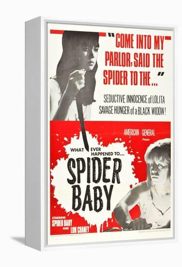 Spider Baby, Jill Banner, Beverly Washburn-null-Framed Stretched Canvas