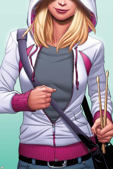 Spider-Gwen No. 6 Cover Featuring Gwen Stacy, Spider-Gwen Art Print by Emanuela Lupacchino | Art.com