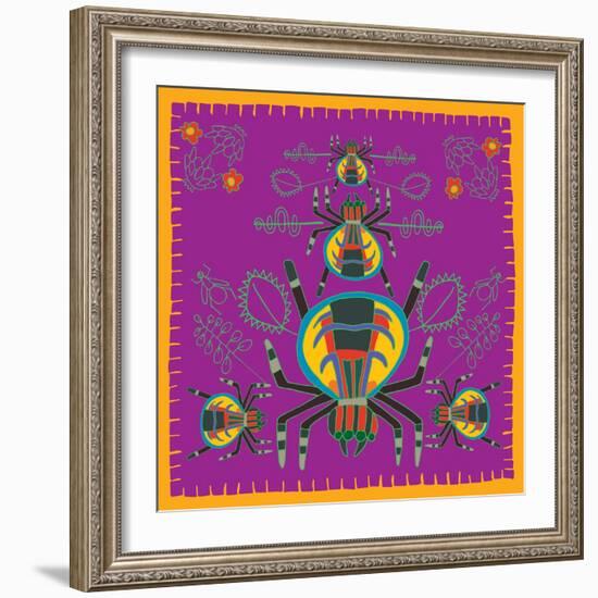 Spider, Jumping Spider-Belen Mena-Framed Giclee Print