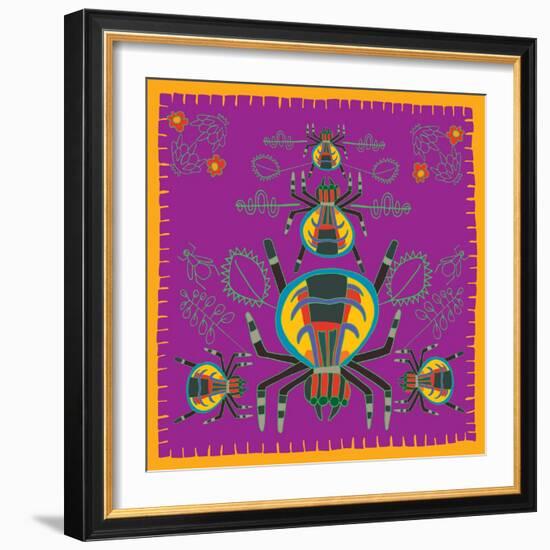 Spider, Jumping Spider-Belen Mena-Framed Giclee Print