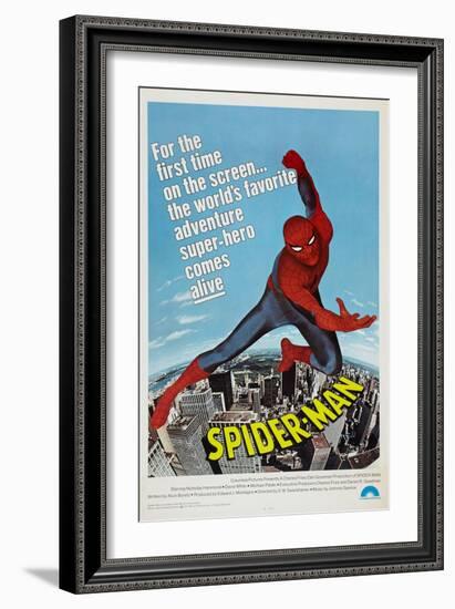 Spider-Man, Nicholas Hammond, 1977-null-Framed Art Print