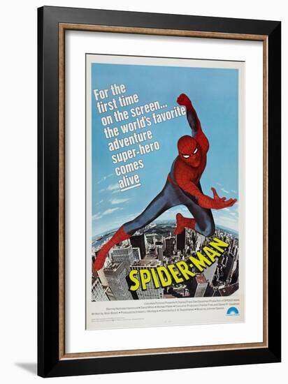 Spider-Man, Nicholas Hammond, 1977-null-Framed Premium Giclee Print