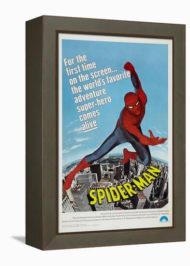 Spider-Man, Nicholas Hammond, 1977-null-Framed Stretched Canvas