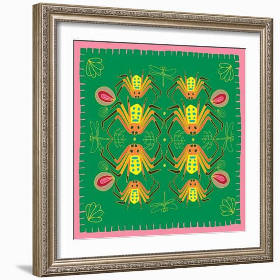 Spider, Mirror Spider-Belen Mena-Framed Giclee Print