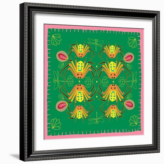 Spider, Mirror Spider-Belen Mena-Framed Giclee Print