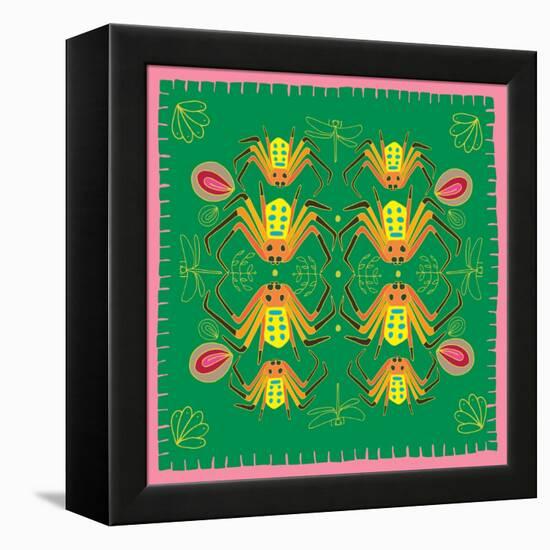 Spider, Mirror Spider-Belen Mena-Framed Premier Image Canvas