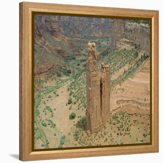 Spider Rock, Canyon De Chelly, Arizona, USA-Tony Gervis-Framed Premier Image Canvas