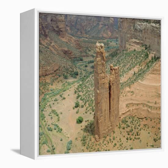 Spider Rock, Canyon De Chelly, Arizona, USA-Tony Gervis-Framed Premier Image Canvas