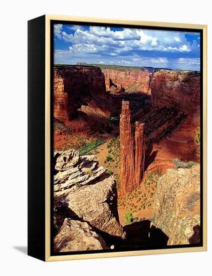 Spider Rock, Canyon De Chelly,Arizona-George Oze-Framed Premier Image Canvas