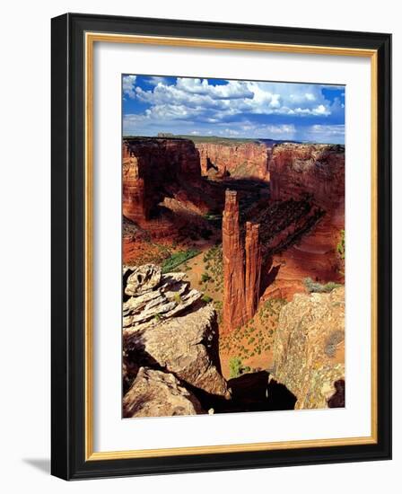 Spider Rock, Canyon De Chelly,Arizona-George Oze-Framed Photographic Print