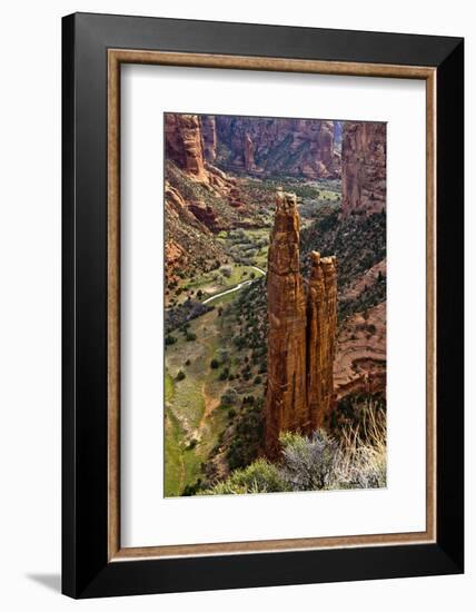 Spider Rock, Canyon de Chelly, Chinle, Arizona, USA-Michel Hersen-Framed Photographic Print