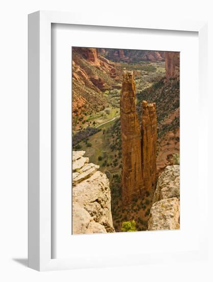 Spider Rock, Canyon de Chelly, Chinle, Arizona, USA-Michel Hersen-Framed Photographic Print