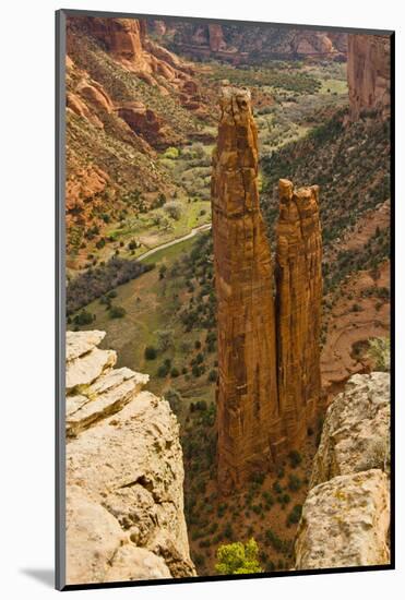 Spider Rock, Canyon de Chelly, Chinle, Arizona, USA-Michel Hersen-Mounted Photographic Print