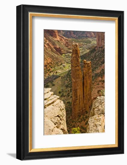 Spider Rock, Canyon de Chelly, Chinle, Arizona, USA-Michel Hersen-Framed Photographic Print