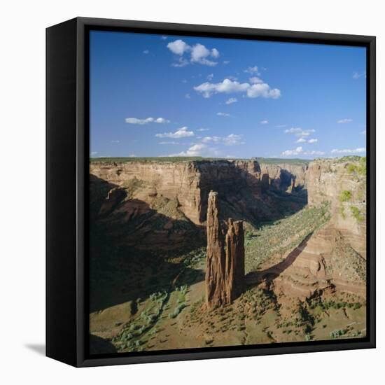 Spider Rock, Canyon De Chelly National Monument, Arizona, USA-Tony Gervis-Framed Premier Image Canvas