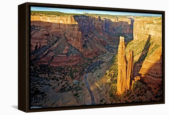 Spider Rock in Canyon De Chelly, Arizona-Richard Wright-Framed Premier Image Canvas