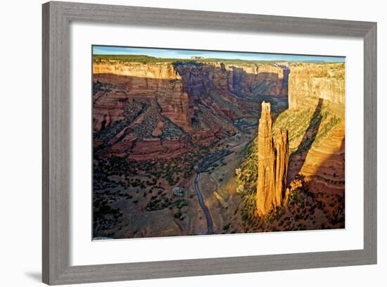 Spider Rock in Canyon De Chelly, Arizona-Richard Wright-Framed Photographic Print