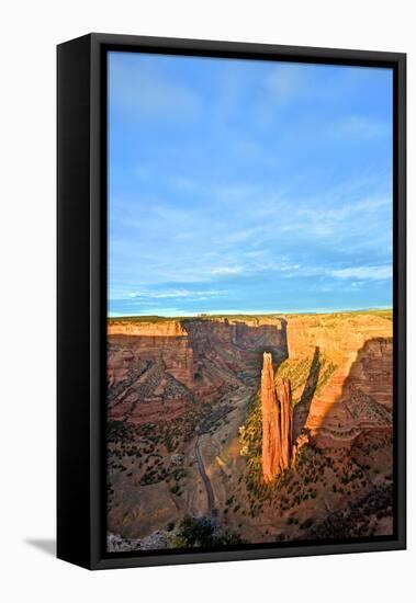 Spider Rock in Canyon De Chelly, Arizona-Richard Wright-Framed Premier Image Canvas