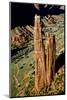 Spider Rock Viewpoint and Canyon de Chelly River, Chinle, Arizona-Michel Hersen-Mounted Photographic Print