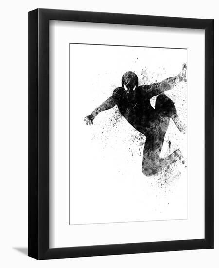 Spiderman Watercolor-Jack Hunter-Framed Premium Giclee Print