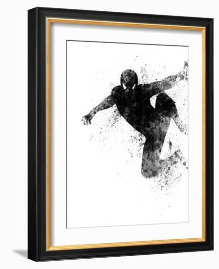 Spiderman Watercolor-Jack Hunter-Framed Art Print