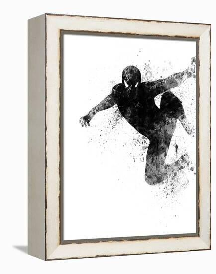 Spiderman Watercolor-Jack Hunter-Framed Stretched Canvas