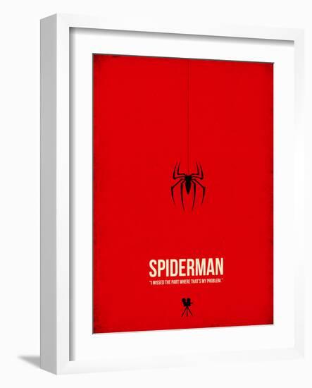 Spiderman-David Brodsky-Framed Art Print