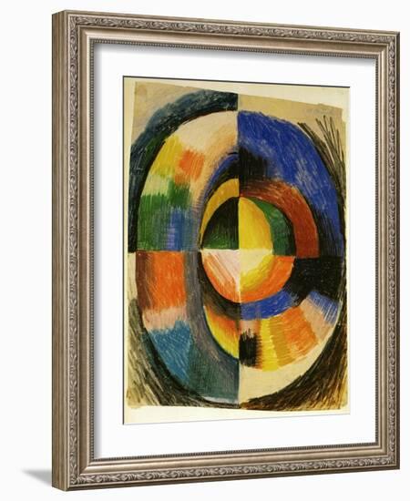 Spielende Formen (1914) .-August Macke-Framed Giclee Print