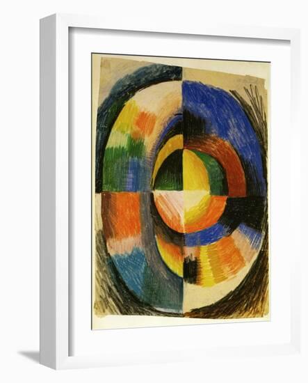 Spielende Formen (1914) .-August Macke-Framed Giclee Print