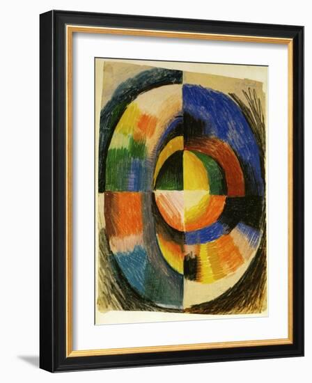 Spielende Formen (1914) .-August Macke-Framed Giclee Print