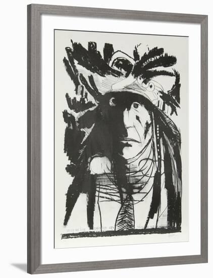 Spies on his Enemies - Crow-Leonard Baskin-Framed Limited Edition