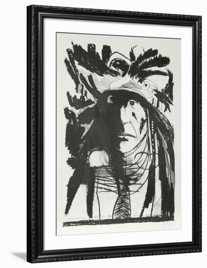 Spies on his Enemies - Crow-Leonard Baskin-Framed Limited Edition