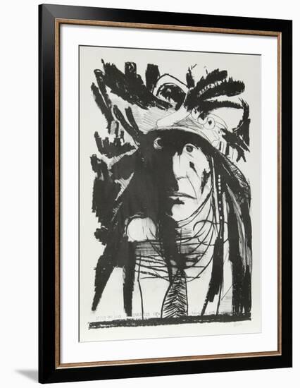 Spies on his Enemies - Crow-Leonard Baskin-Framed Limited Edition