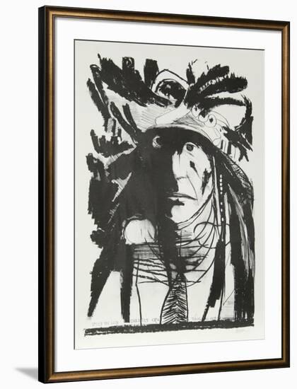 Spies on his Enemies - Crow-Leonard Baskin-Framed Limited Edition