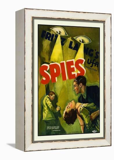 Spies-Fritz Lang-Framed Stretched Canvas