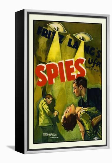 Spies-Fritz Lang-Framed Stretched Canvas