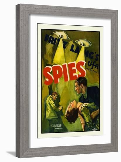 Spies-Fritz Lang-Framed Premium Giclee Print