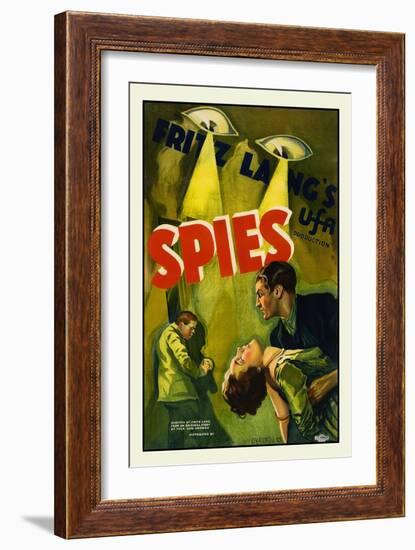 Spies-Fritz Lang-Framed Premium Giclee Print