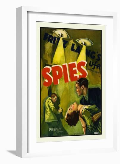 Spies-Fritz Lang-Framed Premium Giclee Print