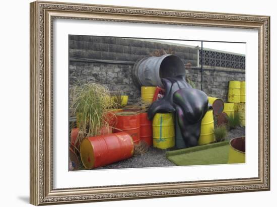 Spillage-Banksy-Framed Giclee Print