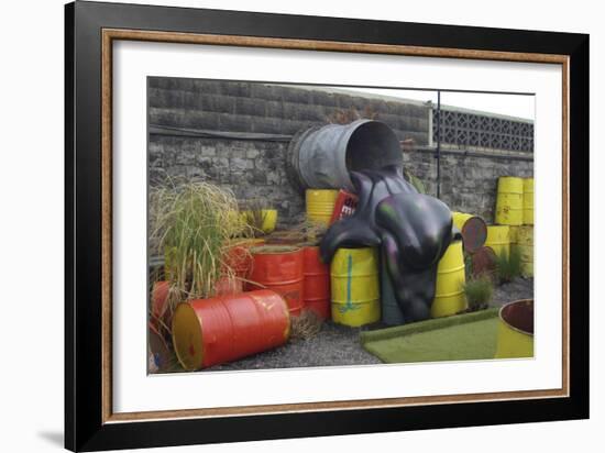 Spillage-Banksy-Framed Giclee Print